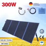 12V 300W Folding Solar Panel Blanket Kit Mono Mat ETFE Caravan Camping Charging