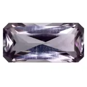 5.26 ct IMPRESSIVE OCTAGON CUT (14 X 7 MM) (UN-HEATED) PINK DIASPORE GEMSTONE