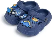 [Casazoe] Toddler Garden Clogs Boys Girls Cute Water Sandals Kids Slip on Beach Shoes Lightweight Indoor Outdoor Play Shoes Children Comfort Slippers Slides