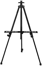 Tripod Displaying Easel Aluminium Adjustable Field Easel Suitale for Display Drawing Artist Sketch Painting with Carrying Bag for Table-Top and Floor