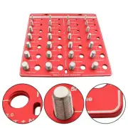 Thread Checker, 28 Bolt and Nut Identifier Gauge 14 Metric & 14 Standard Sizes