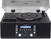 TEAC LP-R550USB-B CD Recorder with Turntable Cassette Player Black USB