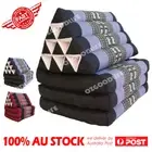 Large Blue elephant 3Folds Thai Triangle Pillow Out Mattress Cushion Day Bed
