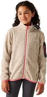 [REGATTA] Childrens/Kids Newhill Fleece Jacket (UK Size: 15-16 Years) (Light Vanilla/Peach Bloom)