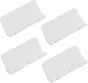 EXQUIMEUBLE 4pcs Wall Mounted Charging and Viewing Bracket for Smartphones and Tablets No Drill Easy Installation Space Saving Storage Stand for Mobile Phone Use Compatible with All