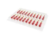 Kordz ONE Gold Rear Cable Banana Plastic Shell Plug - Tray Of 20 [GBP-241-R-T]