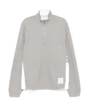 neckline zipper hoodie 0,1,2,3,4,5 light gray