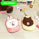 LINE FRIENDS 脖掛式全身票卡夾萬用包 收納包 零錢包 熊大 兔兔