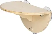 CAT FOUND BED, SPACE PERCHIO CATTO PERCHIO PERCHIO PER NAGGI WINDOW | Window Sill Seat with 3 Suction Mats for Cat Wall Mounted Wooden