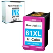 61 XL 61XL Color Ink Cartridge for HP DeskJet 2512, HP ENVY 4502, OfficeJet 4630