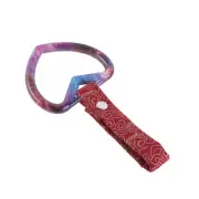 Car Accs JDM Heart Shape TSURIKAWA Galaxy Ring Red Clouds Nylon Handle Strap