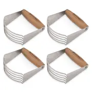 4PK Brunswick Bakers Stainless Steel 5-Blades Pastry Cutter/ Blender Baking Tool