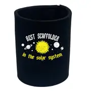 Best Scaffolder Solar System - Funny Novelty Stubby Holder