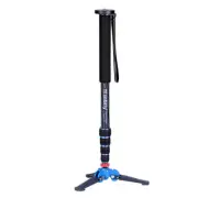 Portable Carbon Fiber Pro Travel Monopod Kit + Tripod Stand for DSLR Camera