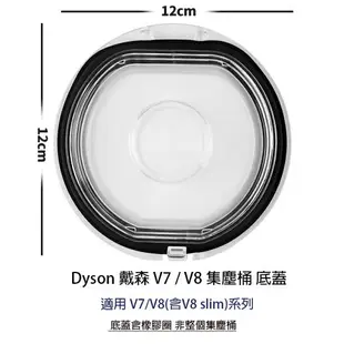Dyson 戴森 Dyson吸塵器 配件 DC V6 V7 V8 吸塵器底蓋 集塵桶 底蓋 含橡膠圈