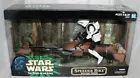 Hasbro Star Wars Power of the Force Speeder Bike W/ Scout Trooper 2000 NEW