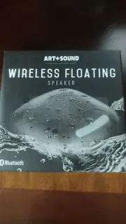 Art + Sound Water-Resistant Shower Bluetooth Speaker, Portable Wireless Outdoor