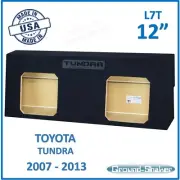 Toyota Tundra Crew Max 2010 12" Dual L7T Sub Box Subwoofer Enclosure