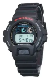 Casio G-SHOCK Digital Alarm Flash Alert Timer Quartz DW-6900U-1 200M Mens Watch