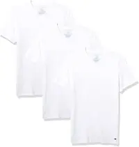 在飛比找Yahoo奇摩購物中心優惠-Tommy Hilfiger 男棉質經典 3 件裝V領T