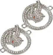 Operitacx Snakehead Connector Metal Necklace Clasp DIY Jewelry Necklace Clasp for Bracelets