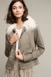 NWT Anthropologie Collared Cadet Jacket Size: XSmall