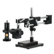 Amscope 0.7-5.6X 1080p Wi-Fi/USB Digital Zoom Microscope w Double-Arm Boom-Stand