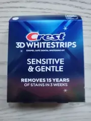 Crest 3D Whitestrips Sensitive & Gentle Removes 15 Years Of Stains 3 Weeks 2026+