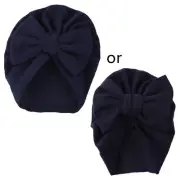 Baby Big Bowknot Hat Soft Comfortable Cotton Elastic Bows Knotted for Head