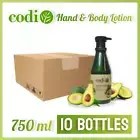 CODI Hand & Body Lotion 25fl oz/750mL BOX OF 10 - Avocado