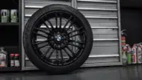 在飛比找Yahoo!奇摩拍賣優惠-國豐動力 M3 E90 E92 1M 正廠 亮黑色 BMW鋁