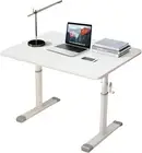 Kayjaent Manual Standing Desk Adjustable Height Adjustable Computer Desk, Man...
