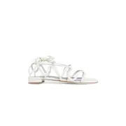 [MANOLO BLAHNIK] MANOLO BLAHNIK WOMAN OFF-WHITE SANDALS & SLIDES Off-white