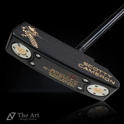SCOTTY CAMERON Putter Select Newport 2.5 Plus Rising Dragon M Center Shaft Gold