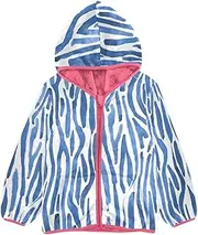 [GuoChe] Sherpa Jacket Baby Boy Tie Dye Blue Lines Toddler Girl Hoodie Peach Baby Boy Clothes Spring 3-10T