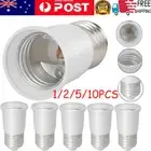 1/2/5/10PCS E27 to E27 LED Bulb Extension Adapter Light Socket Extender for Lamp