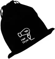 Healeved Travel Pouch for Hair Dryer Tools Drawstring Toiletry Bag for Styling Makeup Jewelry Go
