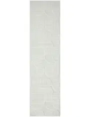[Rug Culture] Lotus Leo Runner Rug in White