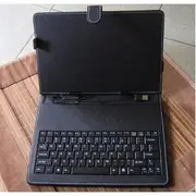 LEADER Tablet 7.9 Case+USB KB Black with clips. Micro USB 7.85'