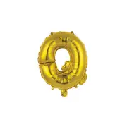 Gold Q Alphabet Foil Balloon 35cm Party Decor Supplies AUS Stock