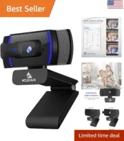FHD Autofocus Webcam with Microphone and Privacy Cover - 1080p USB Camera
