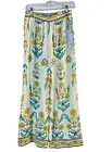 NWT Draper James Floral Pants Wide Leg Size XS Rayon/Linen
