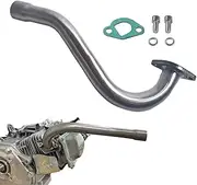 JOIQEXJ Exhaust Header Pipe for Predator 196cc 212cc GX160 GX200 Go Kart