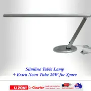 Slimline Table Lamp For Desk Manicure Nail Table Lamp Extra Spare Long Slim Tube