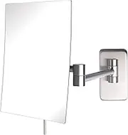 Jerdon JRT695N 5X Wall Mount Mirror, Nickel