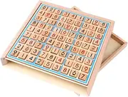 Kisangel 1 Set Sudoku Game for Educational Puzzle Early Math Learning Safe Portable Fun for Parties and Family