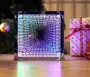 Dynamic Box, Infinite Cube Light,Tesseract Cube lamp Decoration Room and Game...