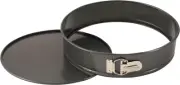 Springform Pan with Detachable Bottom 12-Inch Aluminized Steel Black