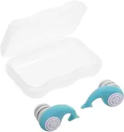 TOYANDONA 1 Pair Reusable Silicone Earplugs For Swimming And Sleeping Noise Reduction Earplugs For Dorms Whale Shape Waterproof Ear Protection Comfortable
