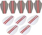 MUCKLILY 10 Pairs Car Rearview Mirror Eyebrow Rain Guards Side Mirror Visors for Rain Protection Sun Glare Reduction Compatible with Cars Suvs Trucks